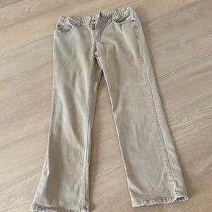 Cat & Jack Beige Straight-Leg Pants